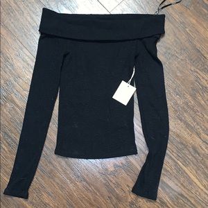 off the shoulder long sleeve